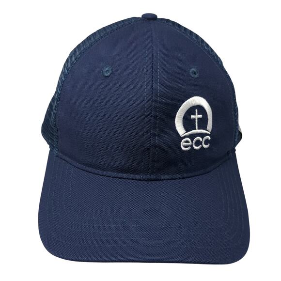 ECC Snapback Mesh Back Trucker Hat Blue One Size Adjustable Carhartt - Picture 1 of 9